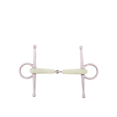 BR Knebeltrense Apple Mouth einfach gebrochen, 15mm