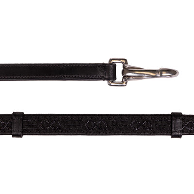 PresTeq Zügel FayRein für gebisslos mit Clip + Stops(12.5cm)