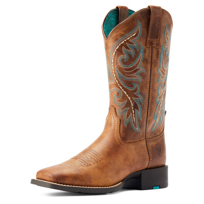 Ariat Round Up Back Zip Westernstiefel Damen