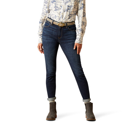Ariat High Rise Bridle Skinny Jeans Damen
