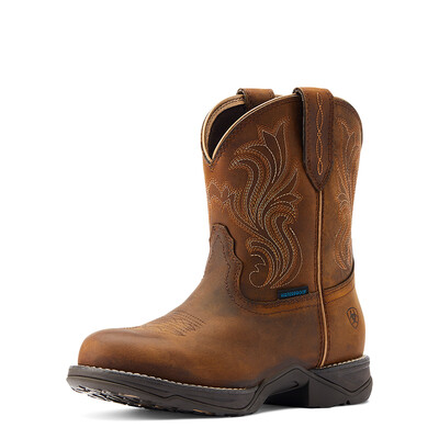 Ariat Anthem Round Toe Shortie Waterproof Westernstiefel Damen
