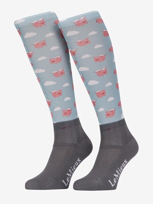 LeMieux Footsie Socken Flying Pigs