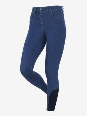 LeMieux Denim Reithose FullGrip 