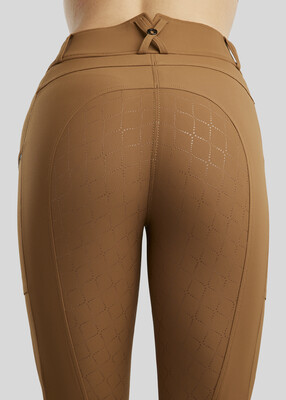 Montar Reithose Highwaist MoMaggie Gun Metal Crystal Vollbesatz
