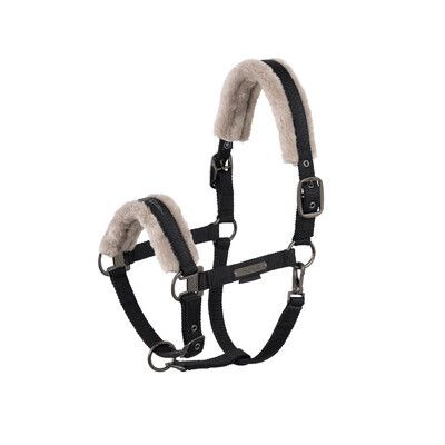 Eskadron Halfter Double Pin Faux Fur | Platinum