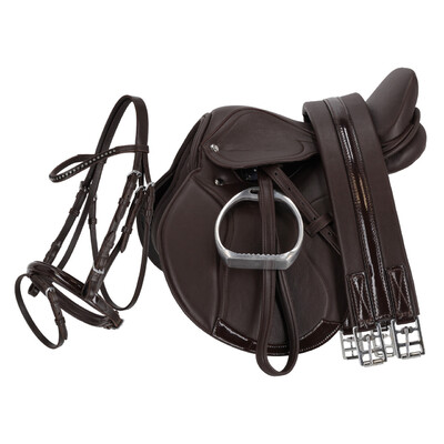 QHP Komplettes Sattelset Melbourne