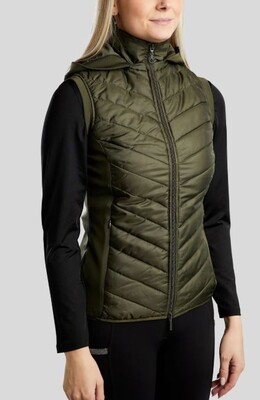 Montar MoEliza Hybrid Bodywarmer Gun Metal Crystals