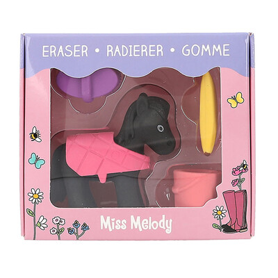 Miss Melody Radiergummi-Set