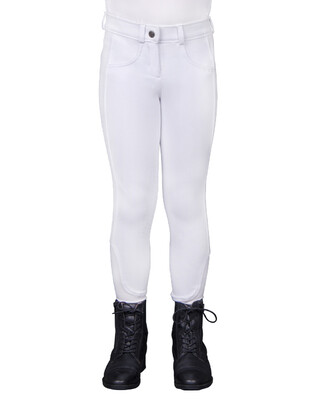 QHP Reithose Kae Junior Kniebesatz