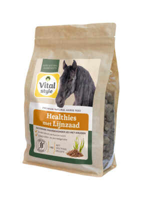 VITALstyle Pferde Leckerlis - Healthies mit Leinsamen 1kg