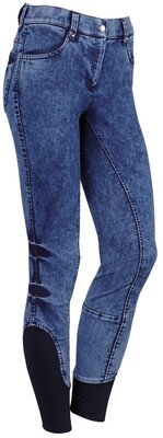 Harry's Horse Reithose Denim Moss Silikon Vollbesatz