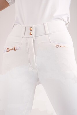 Montar Reithose Molly Rosegold Highwaist Silikon Vollbesatz