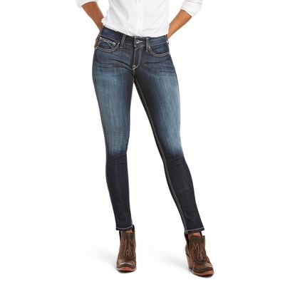 Ariat Womens REAL Mid Rise Skinny Ella Jeans