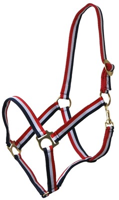 QHP Halfter Rot-Weiß-Blau