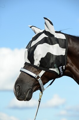 Bucas Buzz-Off Fly Mask Zebra