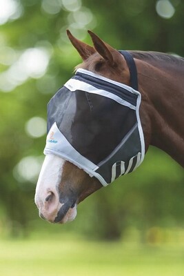 Shires FlyGuard Pro Fine Mesh Fliegenmaske ohne Ohren