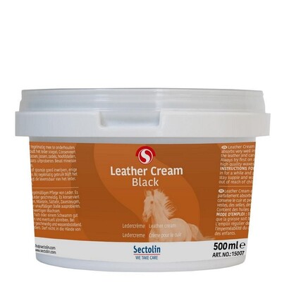 Sectolin Lederecreme schwarz 500ml