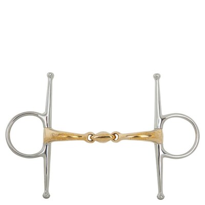 BR Knebeltrense doppelt gebrochen Soft Contact 14 mm Shanks 127 mm