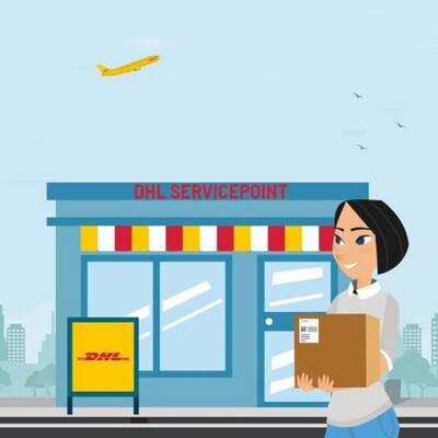 DHL Retourenmarke Italien zu Niederlande