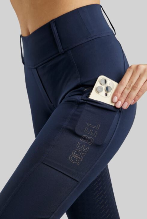 Rebel by  Montar Rijlegging with beltloops and crystal