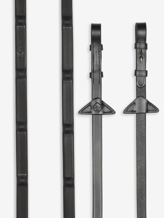 LeMieux Ergo Grip Rubber Teugel met Stops