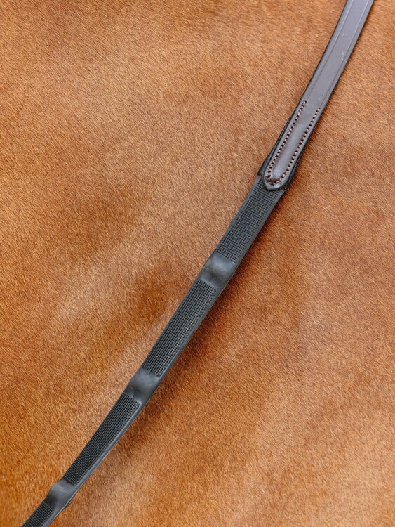 LeMieux Ergo Grip Rubber Teugel met Stops