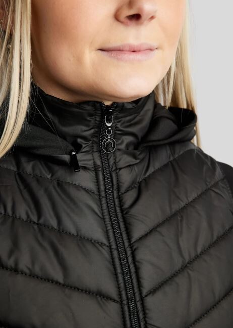 Montar MoEliza Hybrid Bodywarmer Gun Metal Crystals