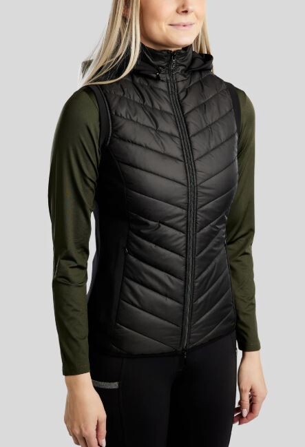 Montar MoEliza Hybrid Bodywarmer Gun Metal Crystals