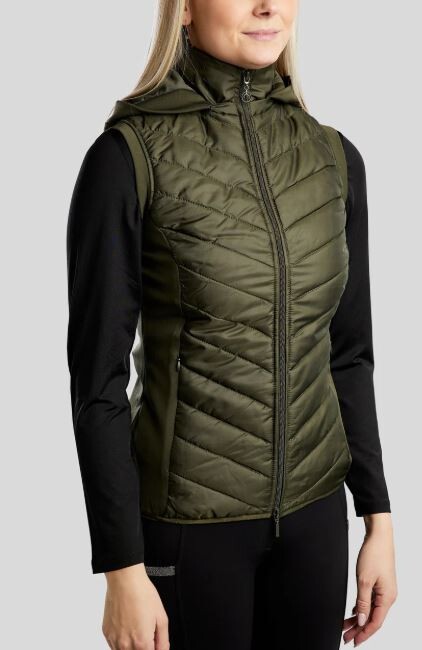 Montar MoEliza Hybrid Bodywarmer Gun Metal Crystals
