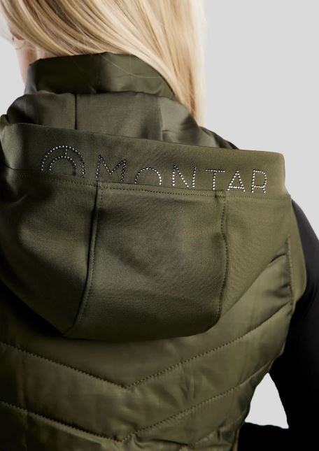 Montar MoEliza Hybrid Bodywarmer Gun Metal Crystals