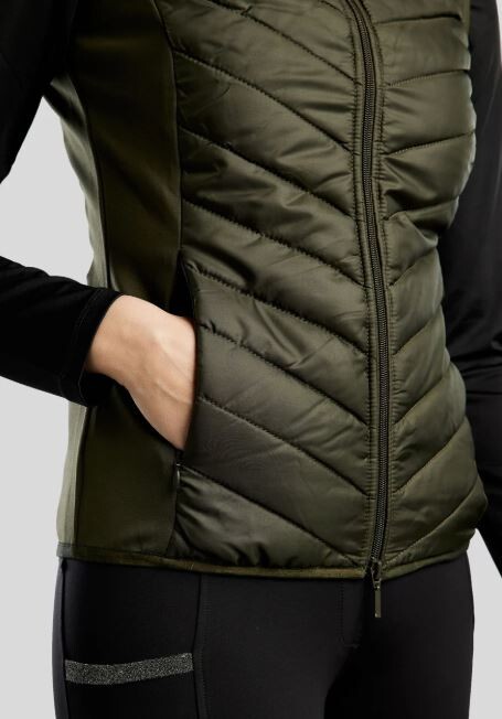 Montar MoEliza Hybrid Bodywarmer Gun Metal Crystals