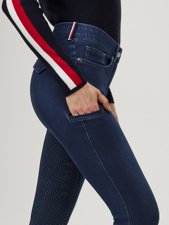 Tommy Hilfiger Damesrijbroek Hope Denim