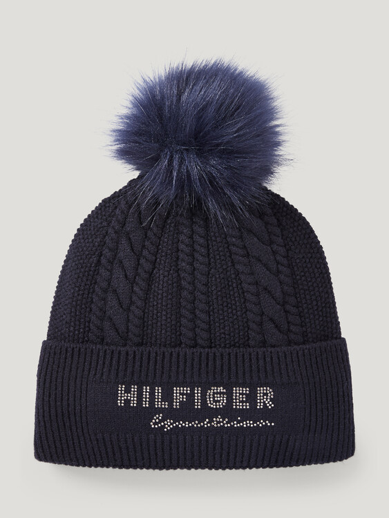 Tommy Hilfiger Perry Pompom Beanie