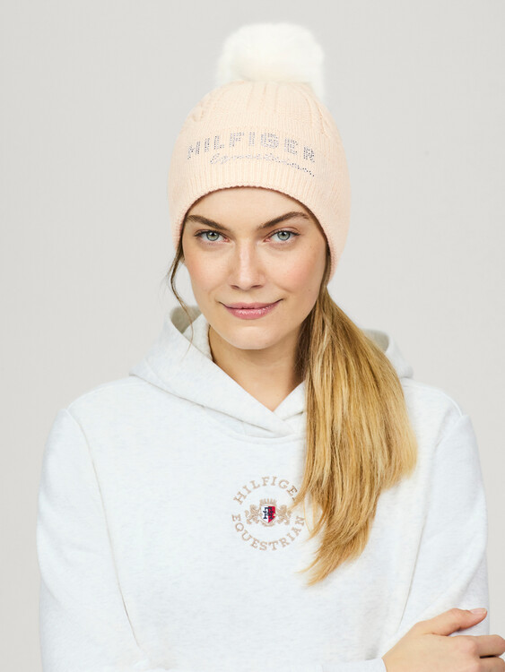 Tommy Hilfiger Perry Pompom Beanie