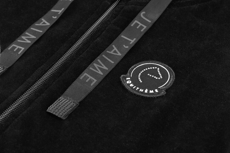 Je t'aime Equitheme Velvet sweatjacket Coline