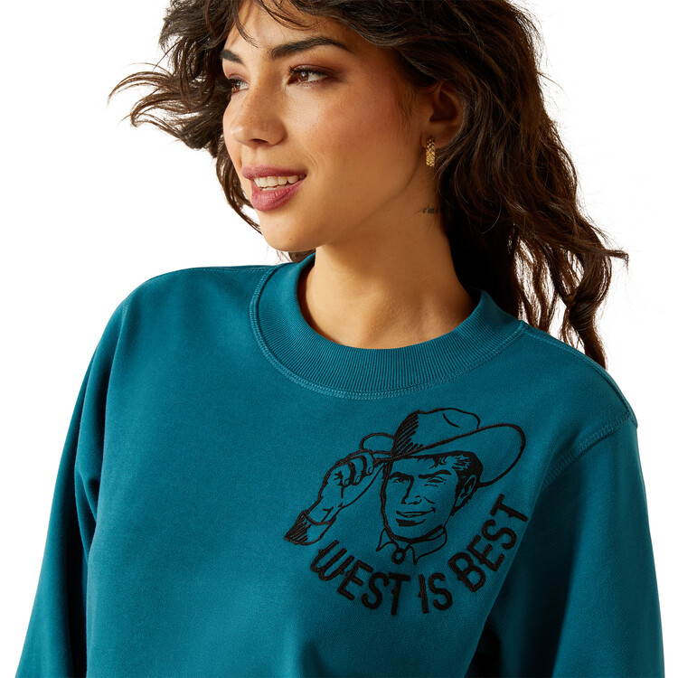 Ariat Sendero West is Best Sweatshirt