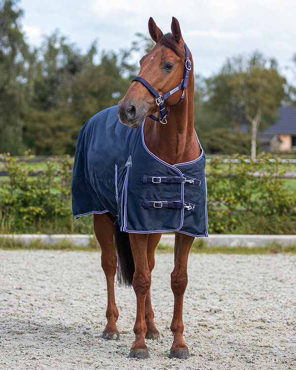 QHP Regendeken Turnout Luxe met fleece