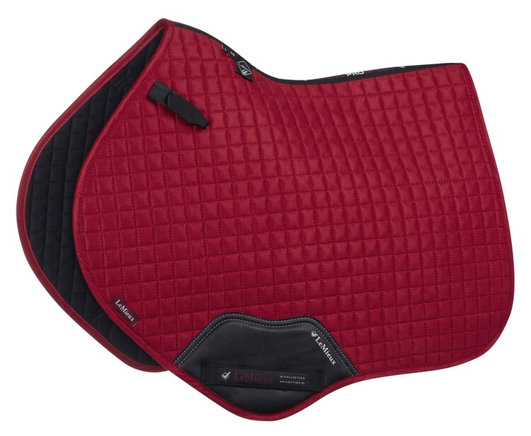 LeMieux Zadeldek Luxery Suede CC Square