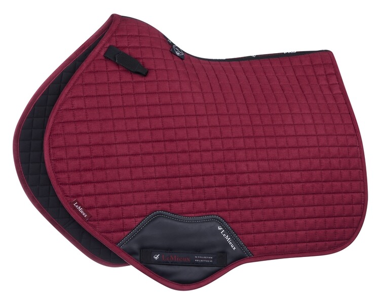 LeMieux Zadeldek Luxery Suede CC Square