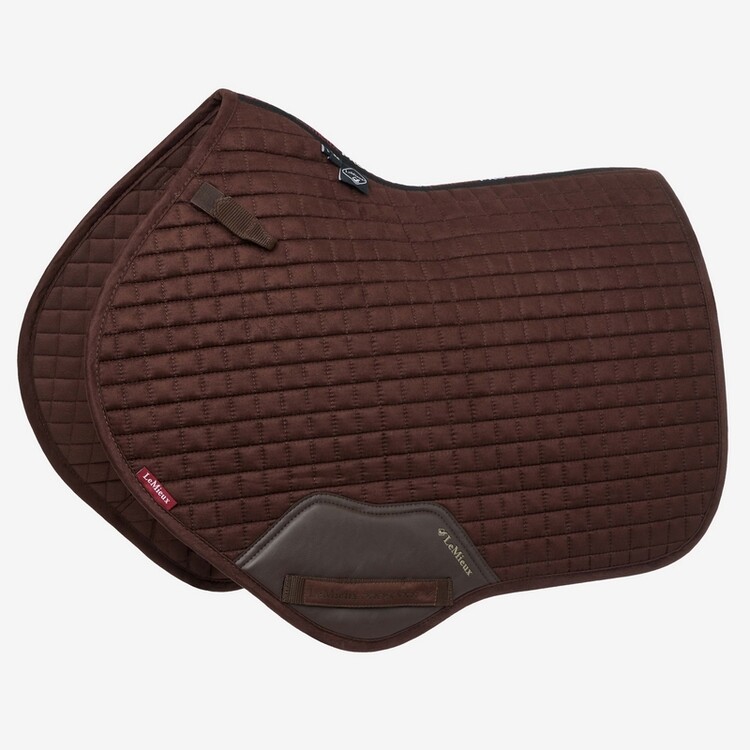 LeMieux Zadeldek Luxery Suede CC Square