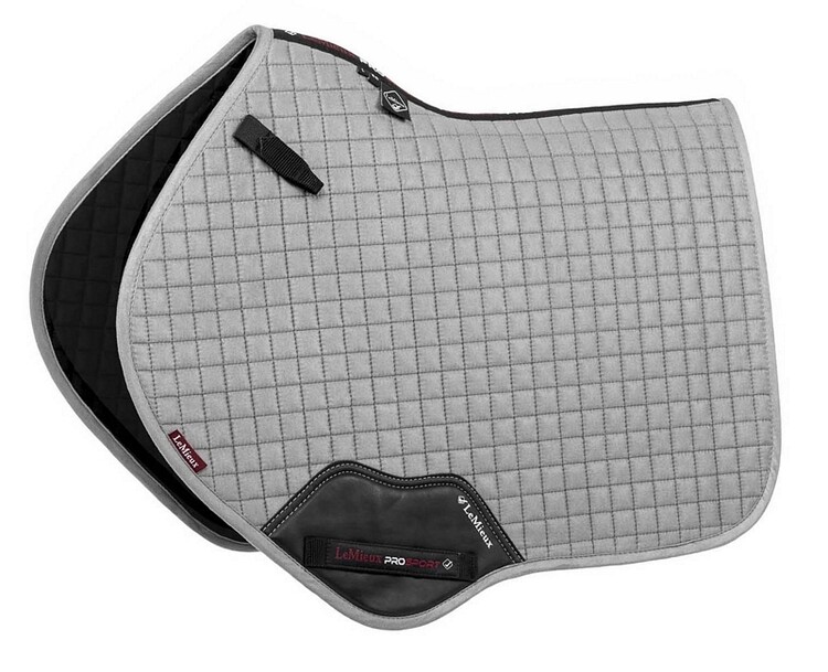 LeMieux Zadeldek Luxery Suede CC Square