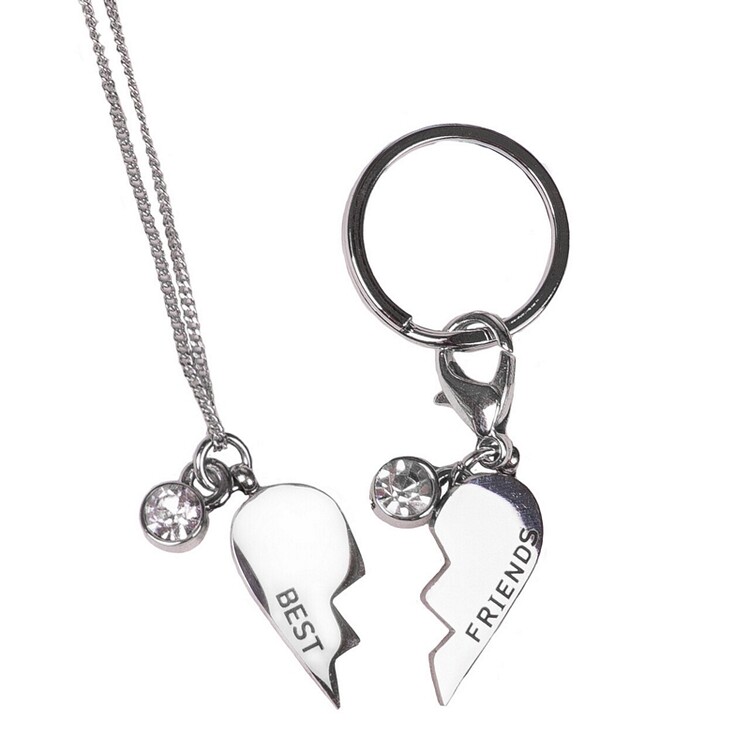 QHP Ketting en hoofdstel bedel set Friendship