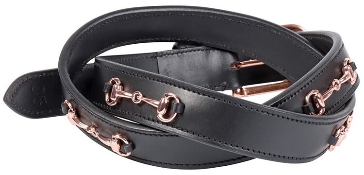 Harry's Horse Riem Leder Rosegold Bit