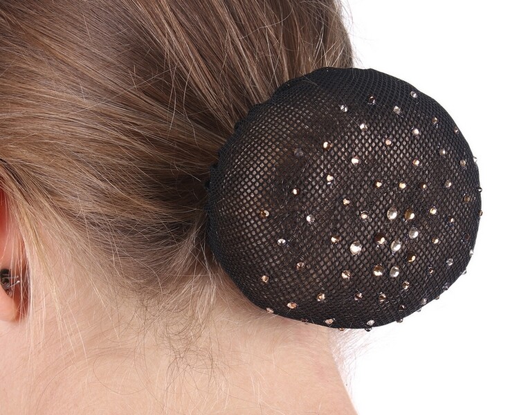 QHP Haarnet Rhinestone