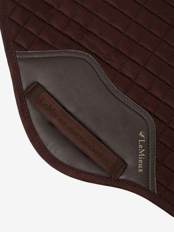 LeMieux Zadeldek Luxery Suede CC Square