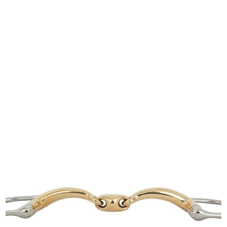 BR dubbel gebroken D-trens Soft Contact 16 mm