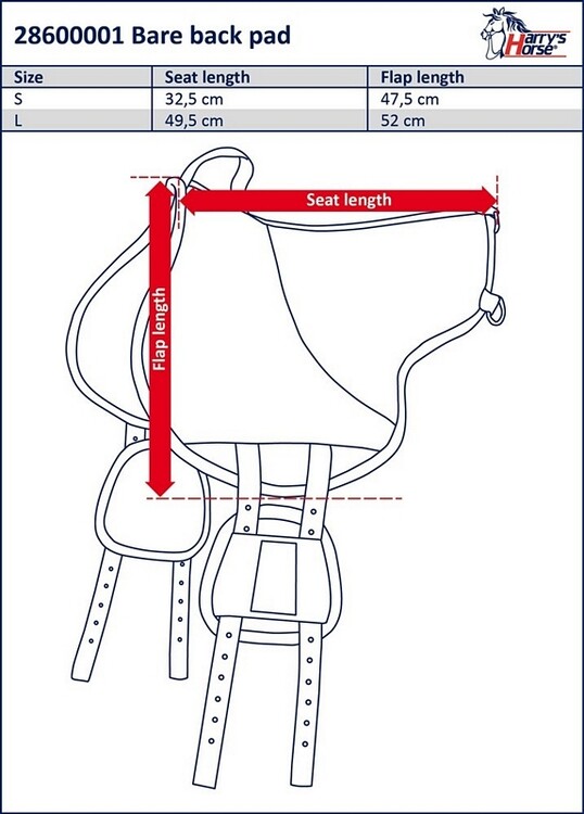 Harry's Horse Bare back pad