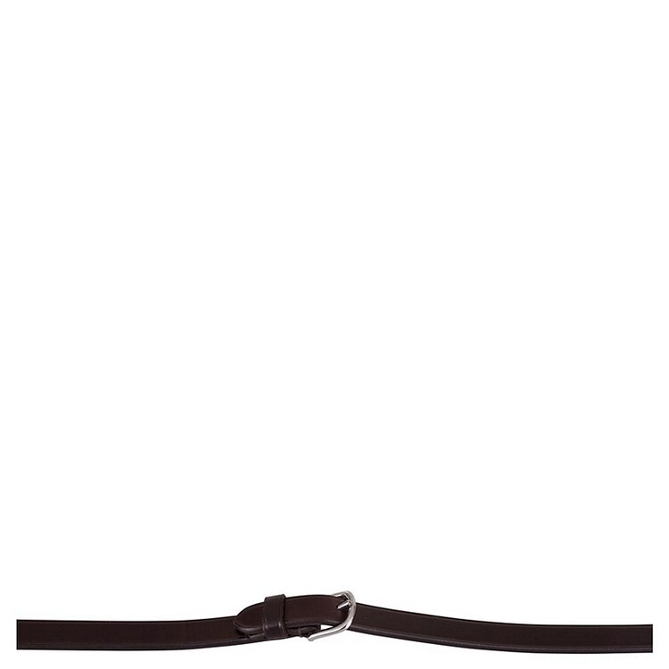 BR Teugel Rondgenaaid Leder m/Anti-slip