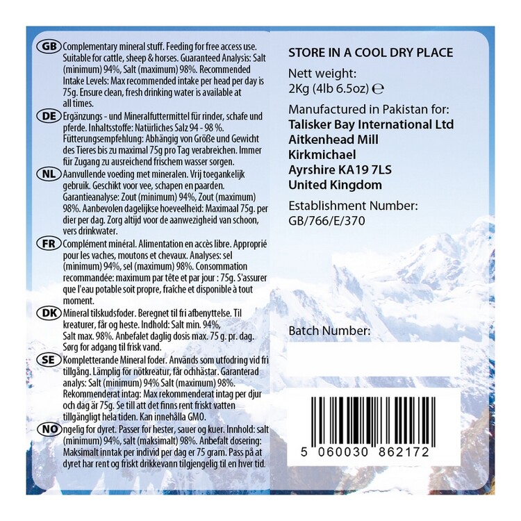 Likit liksteen ICE Himalayan Rock 2 kg
