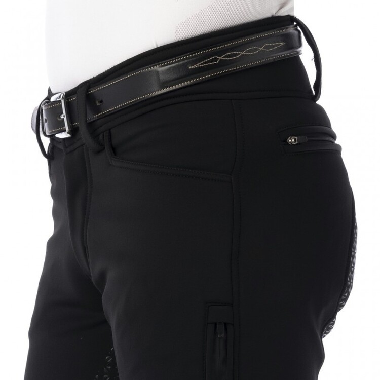 Equitheme Winter Herenrijbroek Zermatt Softshell FullGrip